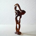 Wood Sculpture - Handmade Abstract Thuya Wood Decor - Image 4