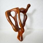 Wooden Art - Handmade Abstract Thuya Wood Sculpture - Image 6