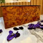 Watch Box – Handmade Thuya Wood Jewelry Box With Key - Image 5