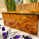 Watch Box – Handmade Thuya Wood Jewelry Box With Key - Image 3