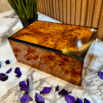 Jewelry Wooden Box With Key