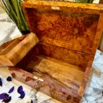 Watch Box – Handmade Thuya Wood Jewelry Box With Key - Image 8