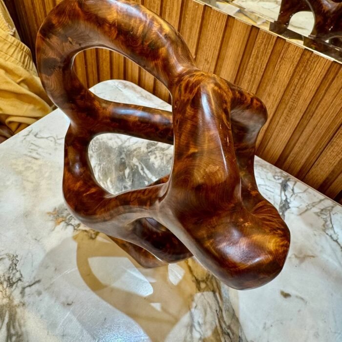 Rustic Abstract wood decor Sculpture – Luxury Jewelry Wooden Box