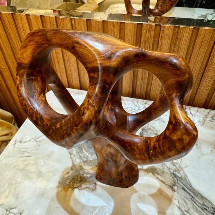 Rustic Abstract wood decor Sculpture – Luxury Jewelry Wooden Box