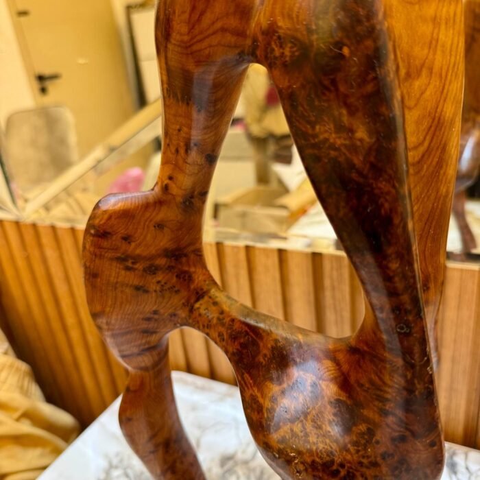 Abstract Wooden Sculpture Home Decor – Luxury Jewelry Wooden Box