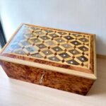 Wooden Ring Box – Handcrafted Moroccan Thuya Wood - Image 4