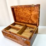 Handcrafted Wooden Jewelry Box – Large Lockable Thuya Organizer - Image 5